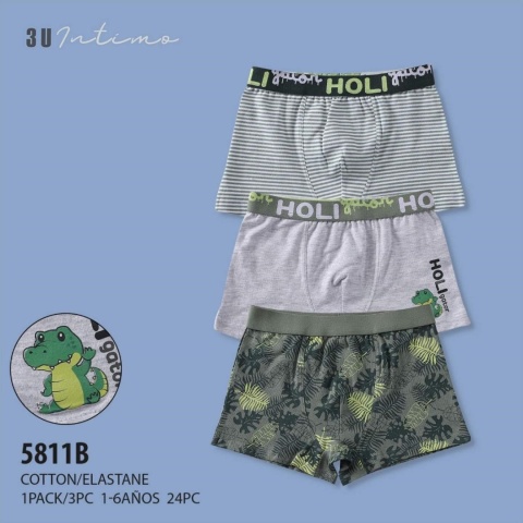 Boys' boxer shorts 3 PACK age: 1-6 years old
