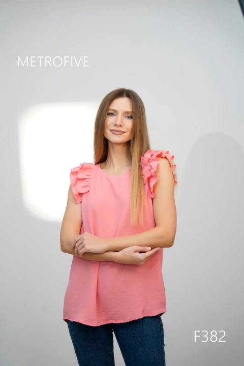 Bluzki damskie z krótkim rękawem model: F382