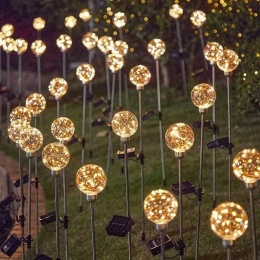 Garden lights, solar lamps - spheres