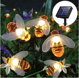Lampy ogrodowe, solarne - pszczółki