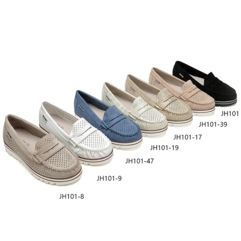 Mokasyny damskie na platformie model JH101 (36-41)