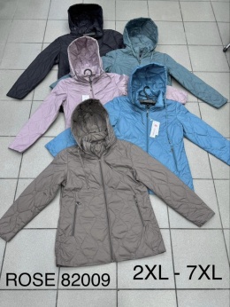 Women's spring jackets model: ROSE 82009 (sizes 2XL-7XL)