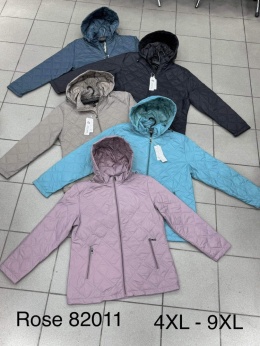 Women's spring jackets model: ROSE 82011 (sizes 4XL-9XL)