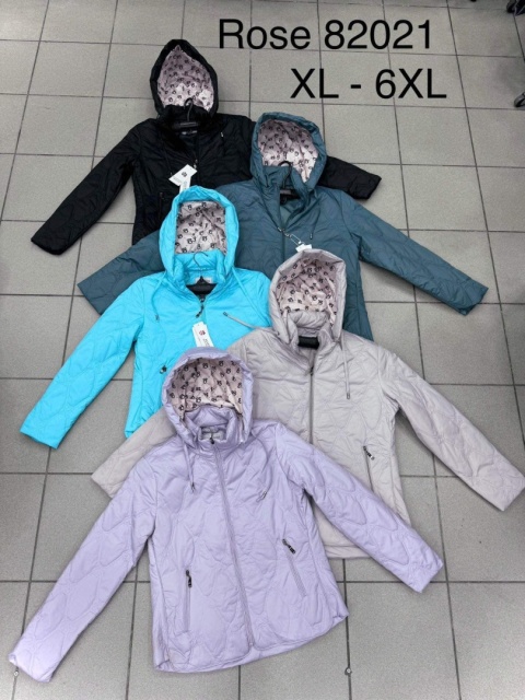 Women's spring jackets model: ROSE 82021 (sizes XL-6XL)