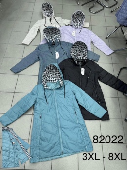 Women's spring jackets model: ROSE 82022 (sizes 3XL-8XL)