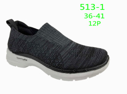 Women's slip-on sports shoes model: 513-1, -2, -3 (size: 36-41)