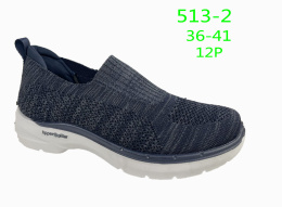 Women's slip-on sports shoes model: 513-1, -2, -3 (size: 36-41)