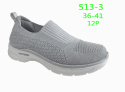 Buty sportowe damskie wsuwane model: 513-1, -2, -3 (rozm: 36-41)