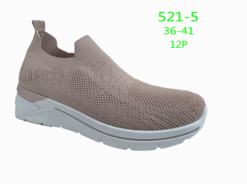 Buty sportowe damskie wsuwane model: 521-4, -5, -6 (rozm: 36-41)