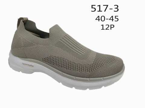 Men's slip-on sports shoes model: 517-1, -2, -3 (size: 40-45)