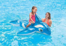 Inflatable swimming wheel