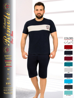 Men's 100% cotton pajamas - RIMOLI, model: 800 (M-2XL)