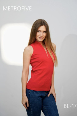 Women's sleeveless blouse, model: BL-17