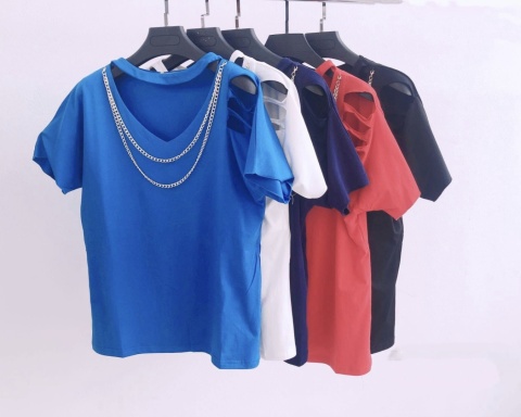 Bluzka damska z krótkim rękawem, model: BL-4