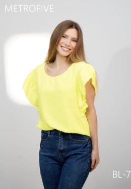 Women's blouse with short sleeves, model: BL-7