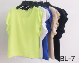 Women's blouse with short sleeves, model: BL-7