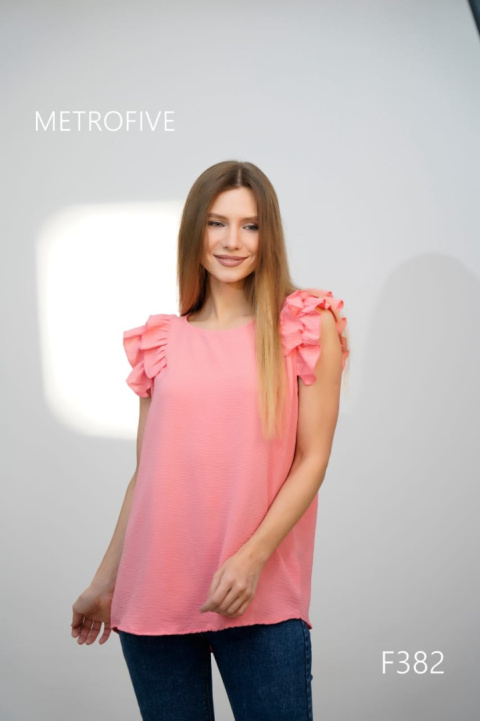 Bluzka damska z krótkim rękawem, model: F382
