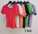 Women's blouse with short sleeves, model: F388