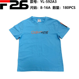 Bluzka, t-shirt chłopięcy z krótkim rękawem (wiek: 8-16 lat) model: YL-592A3/A4
