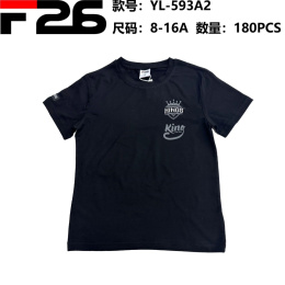 Bluzka, t-shirt chłopięcy z krótkim rękawem (wiek: 8-16 lat) model: YL-593A1/A2