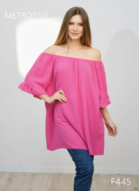 Tunika damska z krótkim rękawem, model: F445