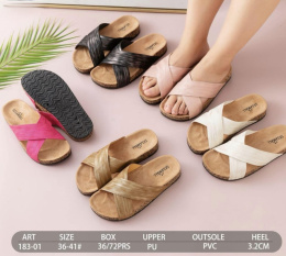 Women's flip-flops for summer, model: 183-01 (size 36-41)