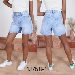 Krótkie, jeansowe spodenki damskie model: 1J758-1 (rozm. XS-XL)