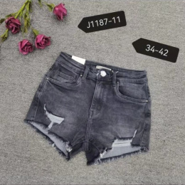 Krótkie, jeansowe spodenki damskie model: J1187-11 (rozm. 34-42)