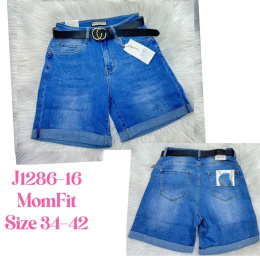 Women's denim shorts model: J1286-16 (size 34-42)