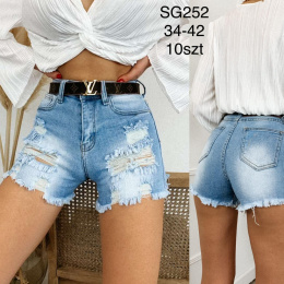 Krótkie, jeansowe spodenki damskie model: SG252 (rozm. 34-42)
