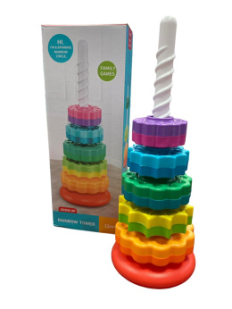 Toys for kids - twisted rainbow tower, age 12+