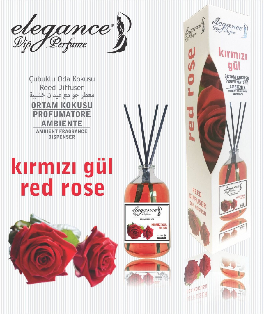 Dyfuzor - odświeżacz powietrza Elegance Vip Perfume zapach Czerwone Róże