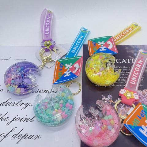 Decorative key rings for keys, handbags