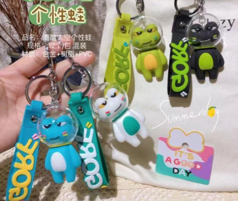 Decorative key rings for keys, handbags