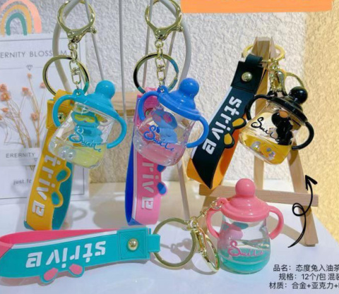 Decorative key rings for keys, handbags