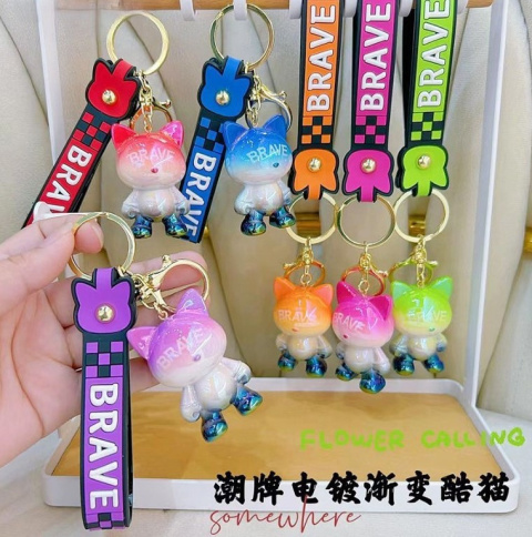 Decorative key rings for keys, handbags