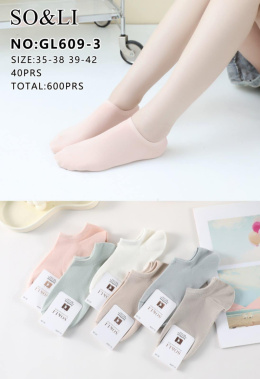 Women's socks model: GL609-3 (35-38, 39-42)