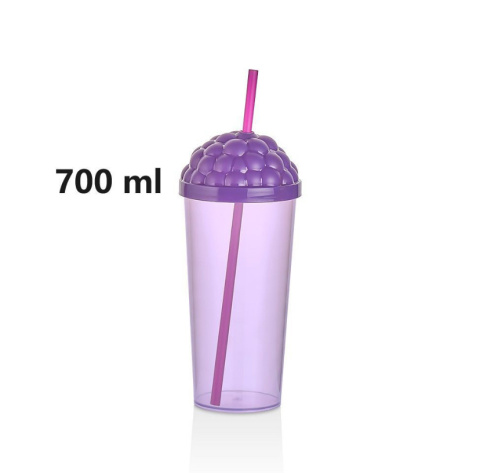 Kubek ze słomką 700ml