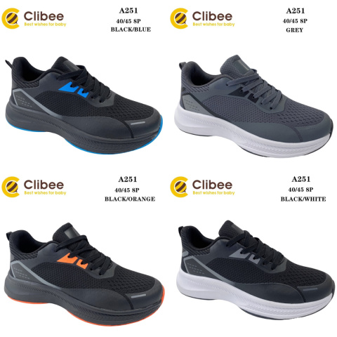 Men's sports shoes model: A251 (size: 40-45) CLIBEE