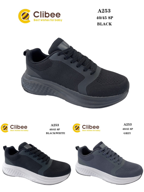 Buty sportowe męskie model: A253 (rozm: 40-45) CLIBEE