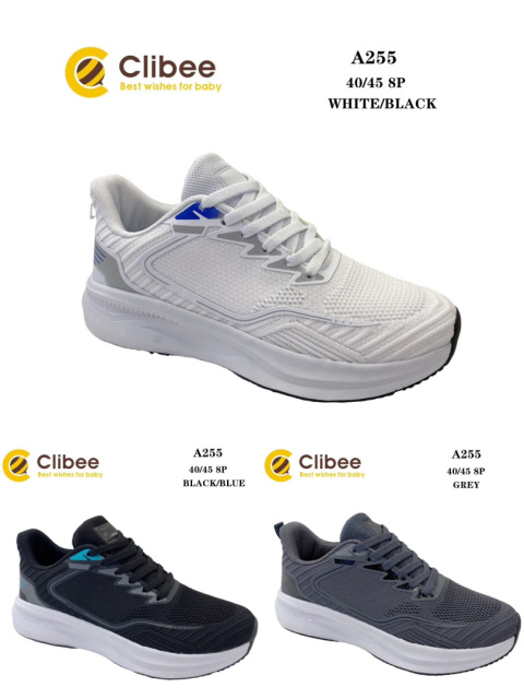 Men's sports shoes model: A255 (size: 40-45) CLIBEE