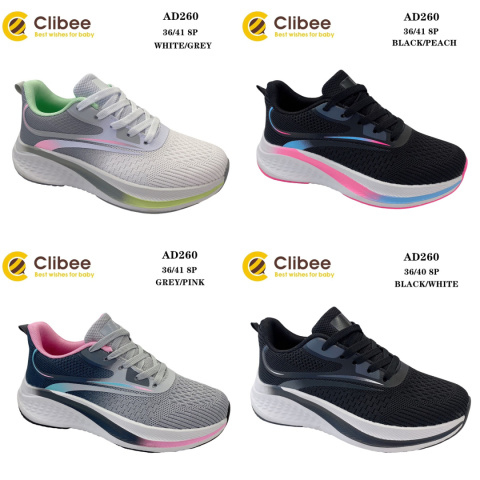 Women's sports shoes model: AD260 (size: 36-41) CLIBEE