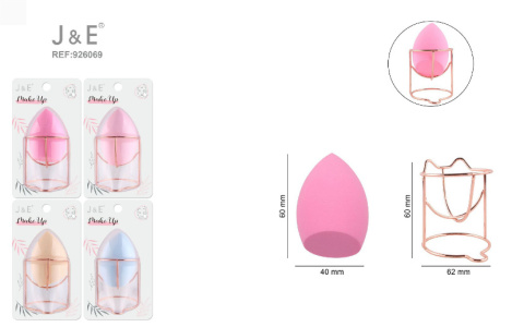 Makeup sponge, blender with stand