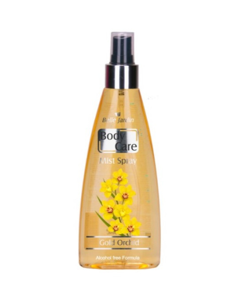 Perfumed body mist, 160 ml capacity BELLE JARDIN - GOLD ORCHID