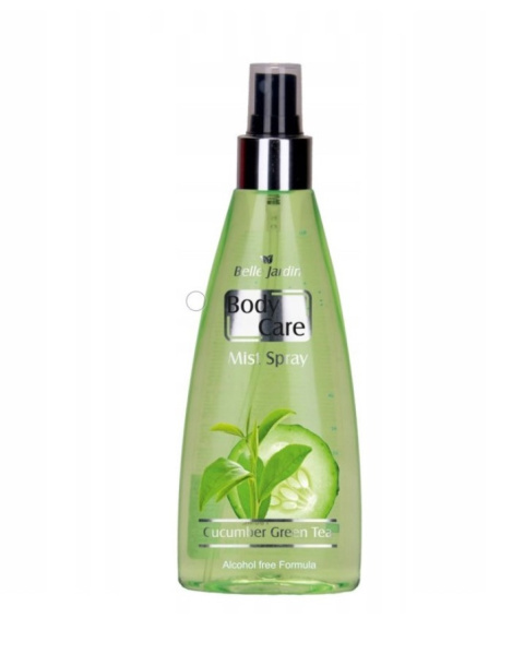 Perfumed body mist, 160 ml capacity BELLE JARDIN - CUCUMBER & GREEN TEA