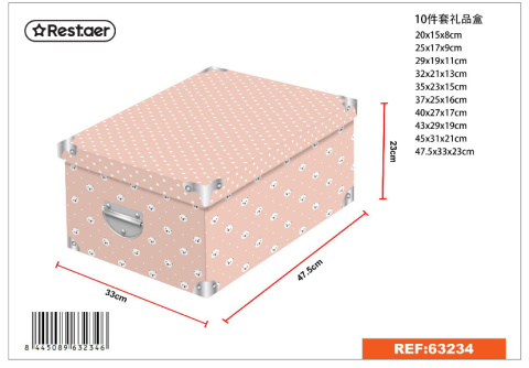 SET 10 - Cardboard Gift Boxes