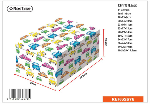 SET 12 - Cardboard Gift Boxes