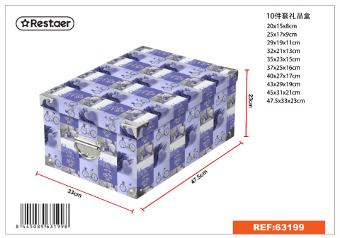 SET 10 - Cardboard Gift Boxes