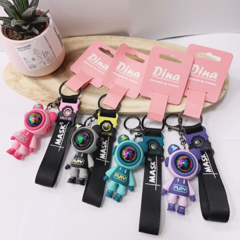 Decorative key rings for keys, handbags