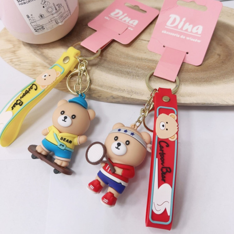 Decorative key rings for keys, handbags